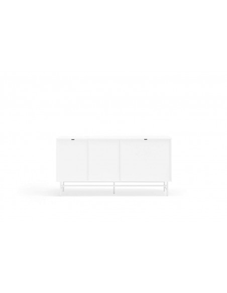 TEULAT APARADOR ponto 150X47, DM lacado e metal branco