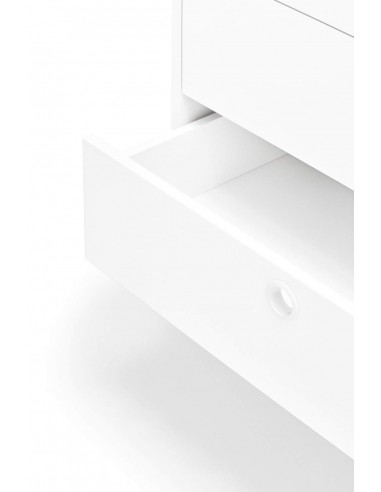 TEULAT APARADOR ponto 150X47, DM lacado e metal branco