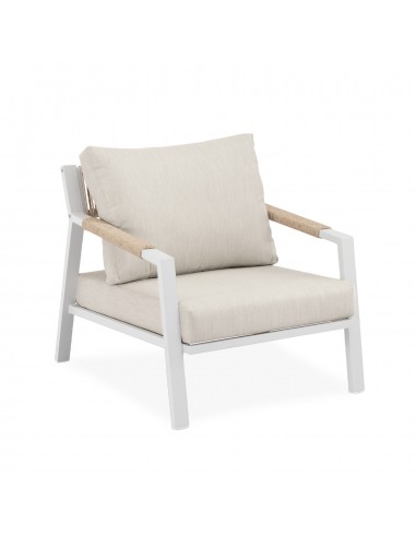 Set de jardim branco MUSCAT com sofá, poltronas...