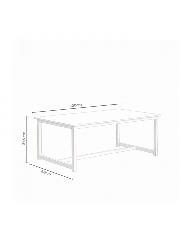 Set de jardín MUSCAT aluminio blanco con sofá,...