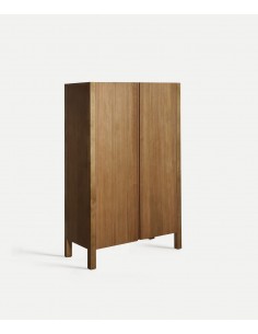Aparador alto moderno COPENHAGEN 95 x45 x150 em marrom
