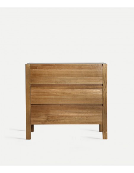 Cômoda COPENHAGEN 85 x 41 x 79, design moderno, marrom, 85 cm