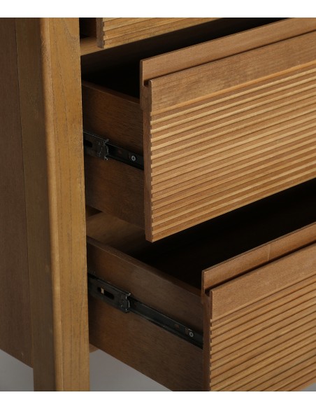 Cómoda COPENHAGUE 85 x 41 x 79 diseño moderno en color marrón