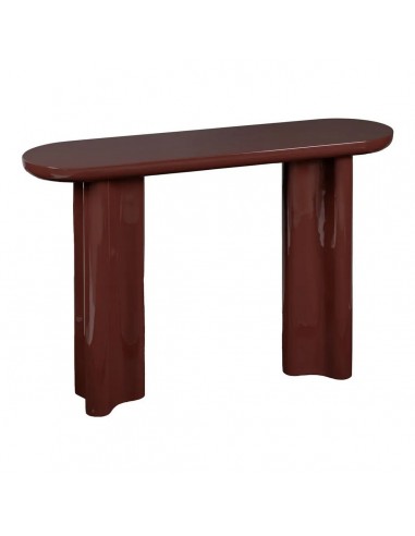 Consola Verona 120x35x80 de Estilo Contemporáneo en MDF Lacado Granate