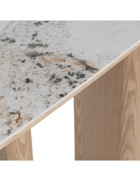 Consola Siena 150x39x80 de Organic Style em MDF Elegância Natural