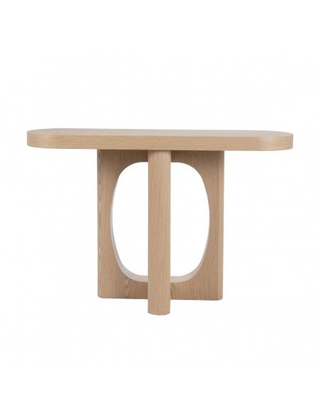 Consola BARI 120x35x80 de Estilo Orgánico, Armónico y Actual en MDF Natural