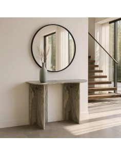 Consola CAPRI 100x35x71de Mármol Atemporal y Diseño... 2