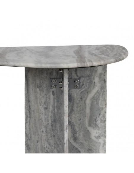 Consola CAPRI 100x35x71de Mármol Atemporal y Diseño Exclusivo