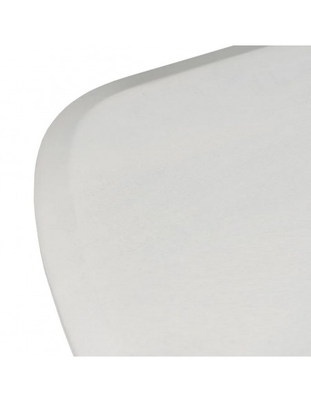 Consola mediterránea AREZZO 130x46x76 de lineas orgánicas en Madera Blanco Rozado