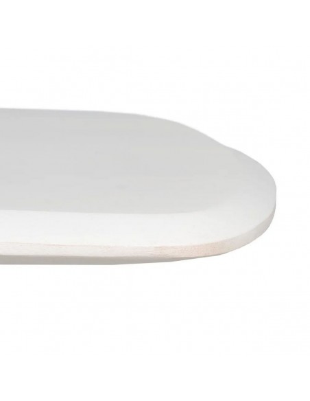 Consola mediterrânica AREZZO 130x46x76 com linhas orgânicas em madeira rosa branca