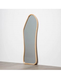 Espelho de penteadeira ONDA 58 x 170 em madeira natural