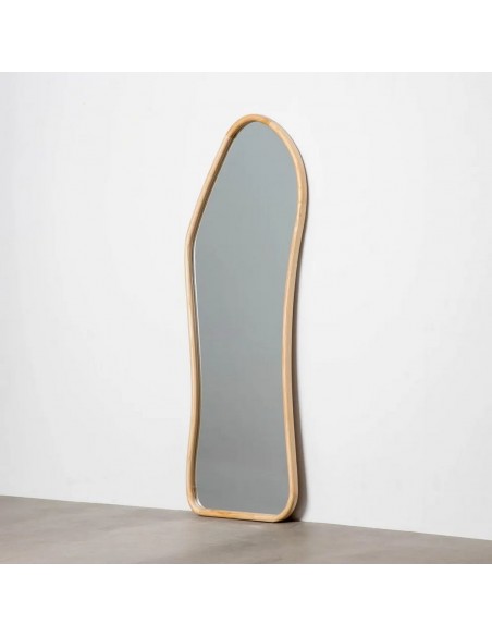 Espelho de penteadeira ONDA 58 x 170 em madeira natural