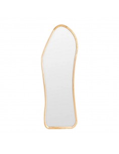 Espelho de penteadeira ONDA 58 x 170 em madeira natural 2