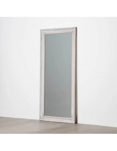 Espelho Versalles Cinza Madeira Espelho 76 x 166 cm