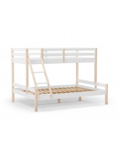 Litera de madera para 3 personas Valhala 90/140 x 190,...