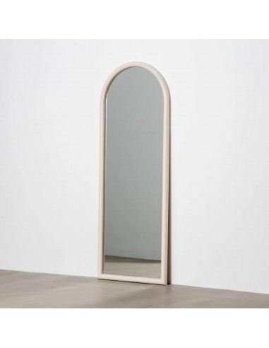 Espejo Vestidor LUMA 60 x 160 de Madera Paulonia en crema