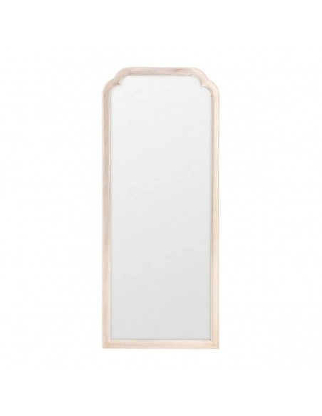 Espejo Vestidor romántico AURORA 70 x 170 de Madera Crema Rozado.