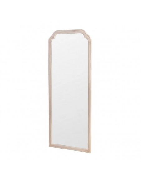 Espejo Vestidor romántico AURORA 70 x 170 de Madera Crema Rozado.