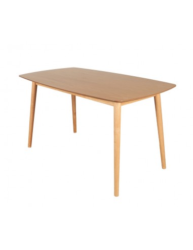 Mesa de comedor BATILDA 160 x 90, madera chapada roble
