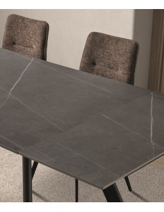 Mesa extensível ARMINIA 160(240) x 90, porcelânico cinza... 2