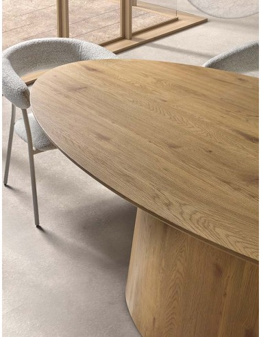 Mesa de jantar oval ARTEMIS 200 x 100, madeira...