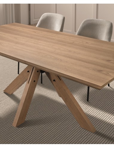 Mesa nórdica de comedor DAYA 180 x 90 chapa de...