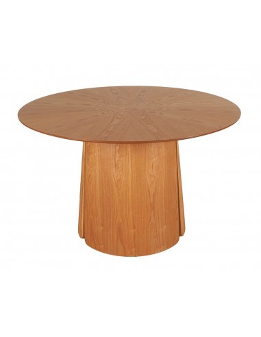 Mesa de jantar redonda Aurora 120 em folheado...
