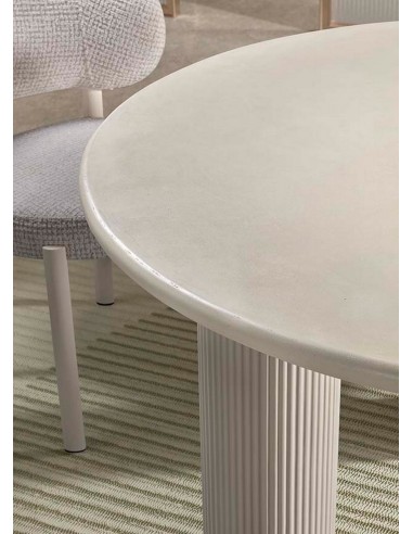 Mesa de comedor redonda LIVIA de 120 en...