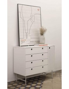 TEULAT COMODA PUNTO 97x45 BLANCO 2