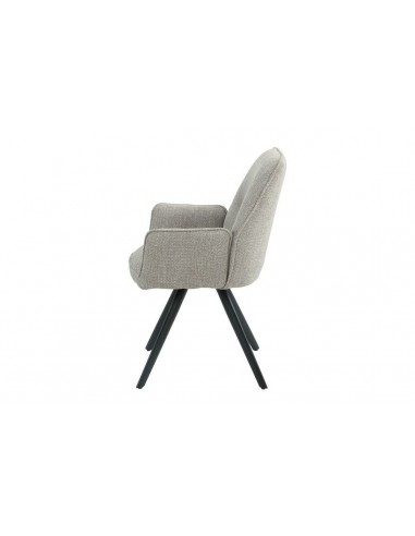Cadeira de jantar estofada AURALA em tecido...