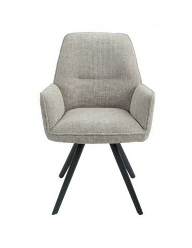 Cadeira de jantar estofada AURALA em tecido...