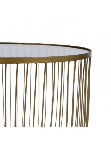 Conjunto de 2 mesas laterais redondas de luxo...