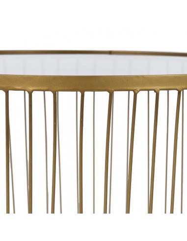 Set de 2 mesitas auxiliares redondas de lujo...