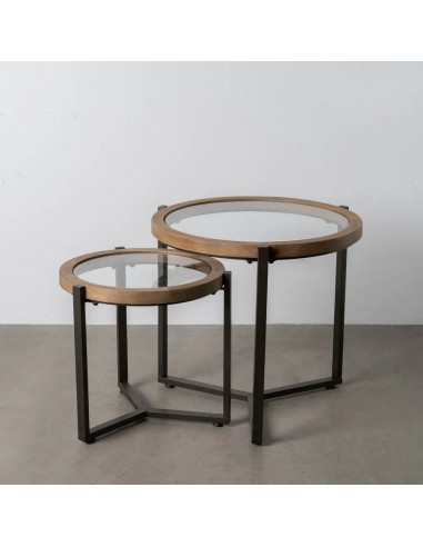 Set de 2 Mesas redondas aux 65 y 50 NIDRA en...