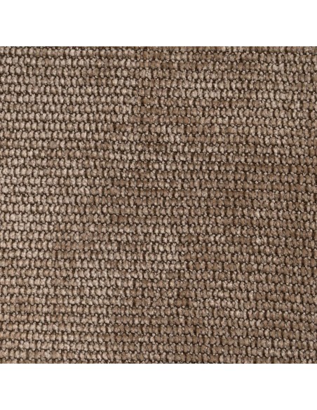 Conjunto de 3 bancos Design orgânico CURVE 126 (51)x46 Tecido taupe