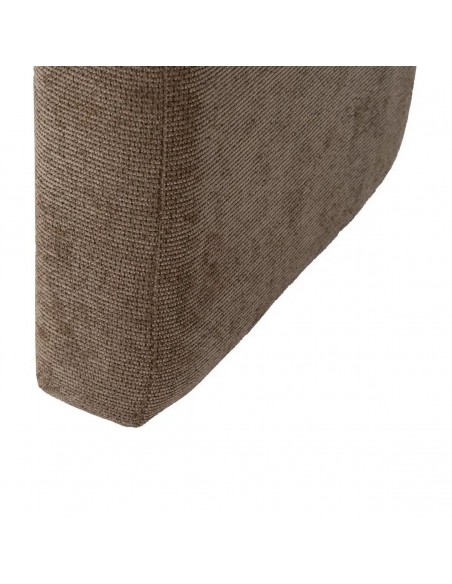 Set de 3 banquetas diseño Orgánico CURVE 126 (51)x46 Tejido Taupe