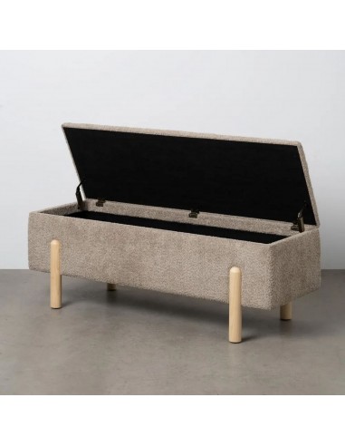 Banco baú NUBBA estilo escandinavo 122x42x45 em...