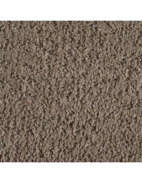 Banco baú NUBBA estilo escandinavo 122x42x45 em tecido Taupe e madeira natural