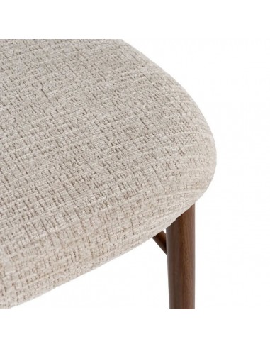 Taburete de diseño LORIA 65 cm, Tejido Beige y...