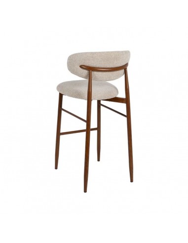 Taburete de diseño LORIA 75 cm, Tejido Beige y...