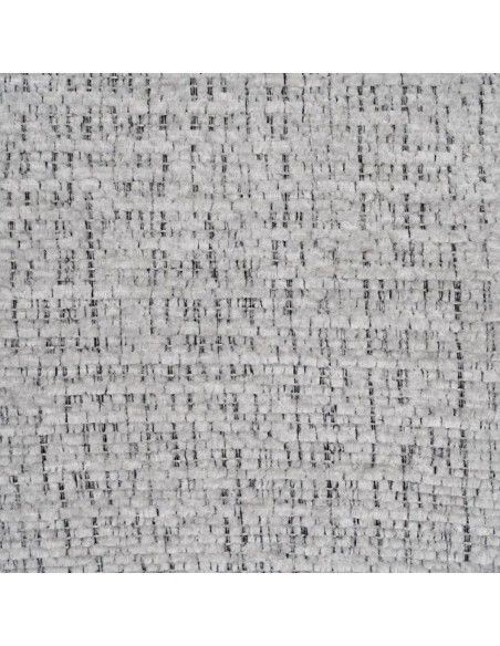 Banqueta de design LORIA 75 cm, tecido cinza e metal cor preto