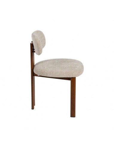 Silla de comedor de diseño KOBE en Tejido Beige...