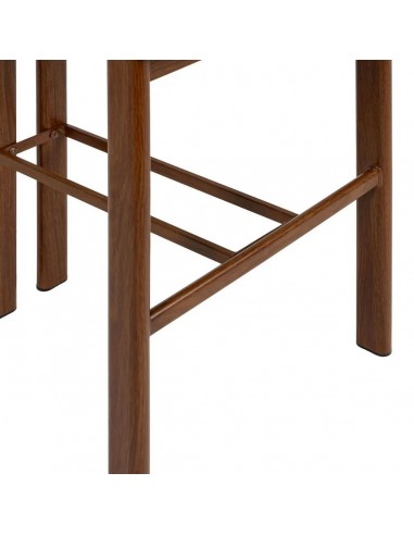 Banqueta de design KOBE 75 cm, tecido bege e...