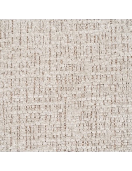 Taburete de diseño Kobe 75 cm, Tejido Beige y Metal color nogal