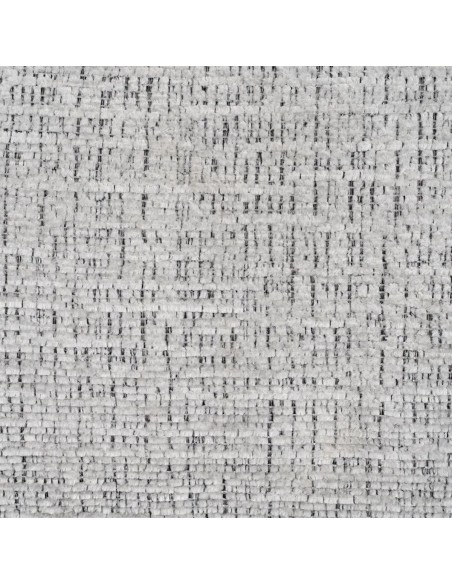 Taburete de diseño Kobe 75 cm, Tejido Gris y Metal color negro