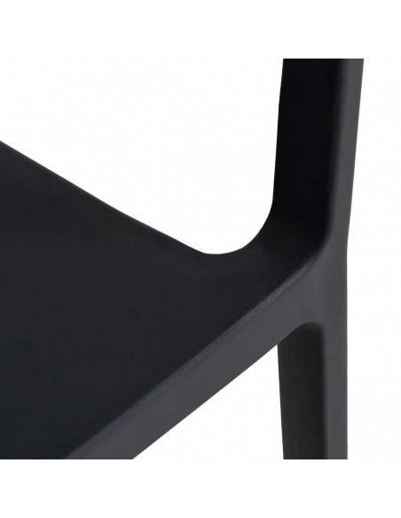 Silla apilable exterior RIVIERA de Polipropileno y Cuerda