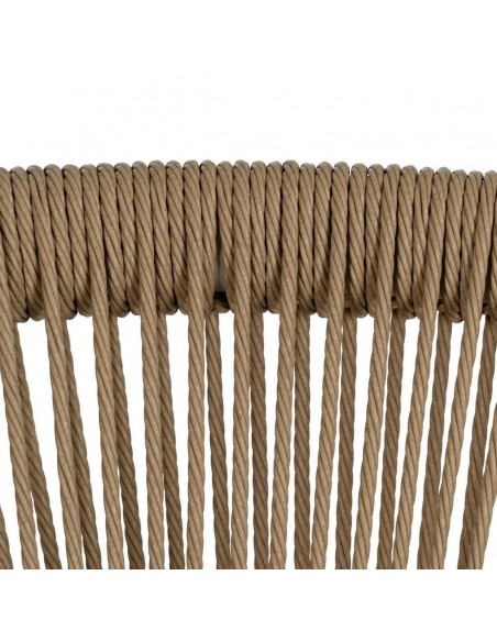 Silla apilable exterior RIVIERA de Polipropileno y Cuerda