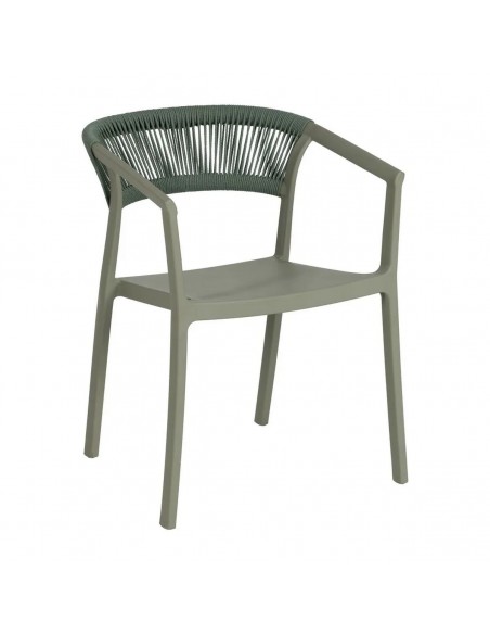 Silla apilable exterior RIVIERA de Polipropileno y Cuerda