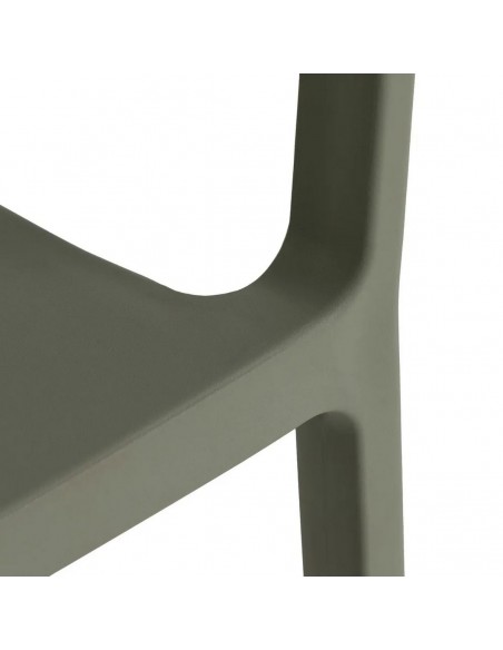 Silla apilable exterior RIVIERA de Polipropileno y Cuerda