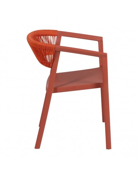 Silla apilable exterior RIVIERA de Polipropileno y Cuerda